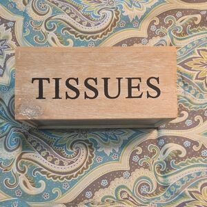 Wooden Tissue Box Holder